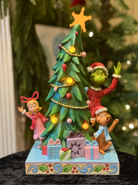 GRINCH BY JIM SHORE - GRINCH, CINDY, MAX PEEKING 6018962