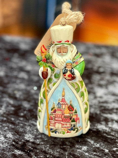 JIM SHORE HWC RUSSIAN SANTA HANGING ORNAMENT 4022942