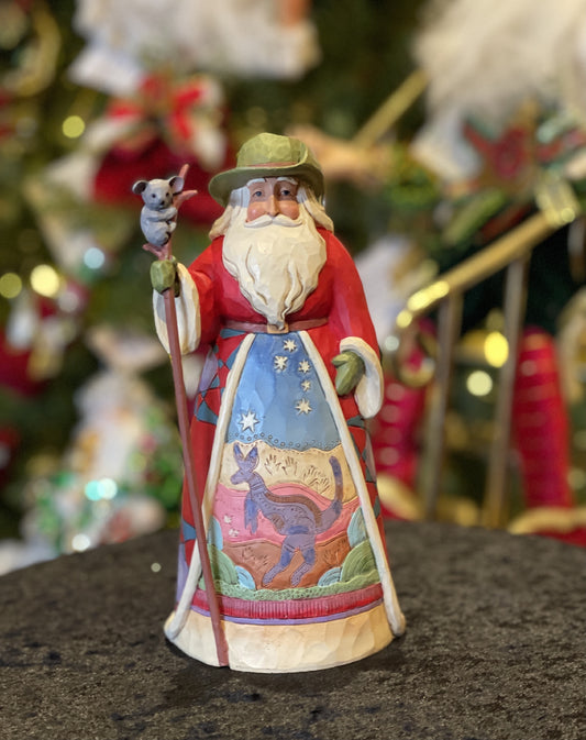 JIM SHORE HWC AUSTRALIAN SANTA 4041070