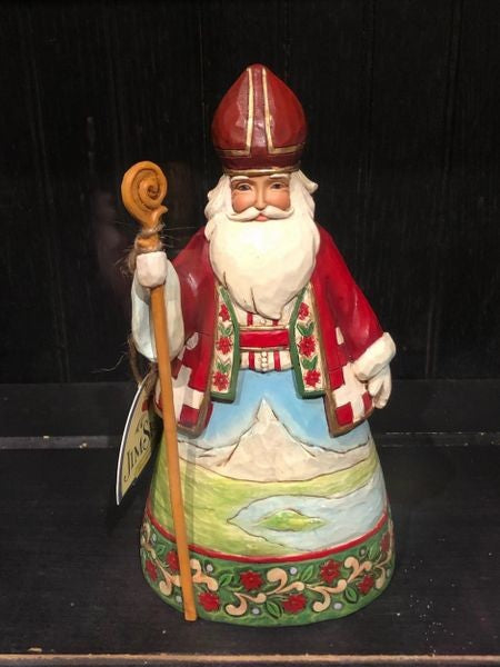 JIM SHORE SWISS SANTA 4053711