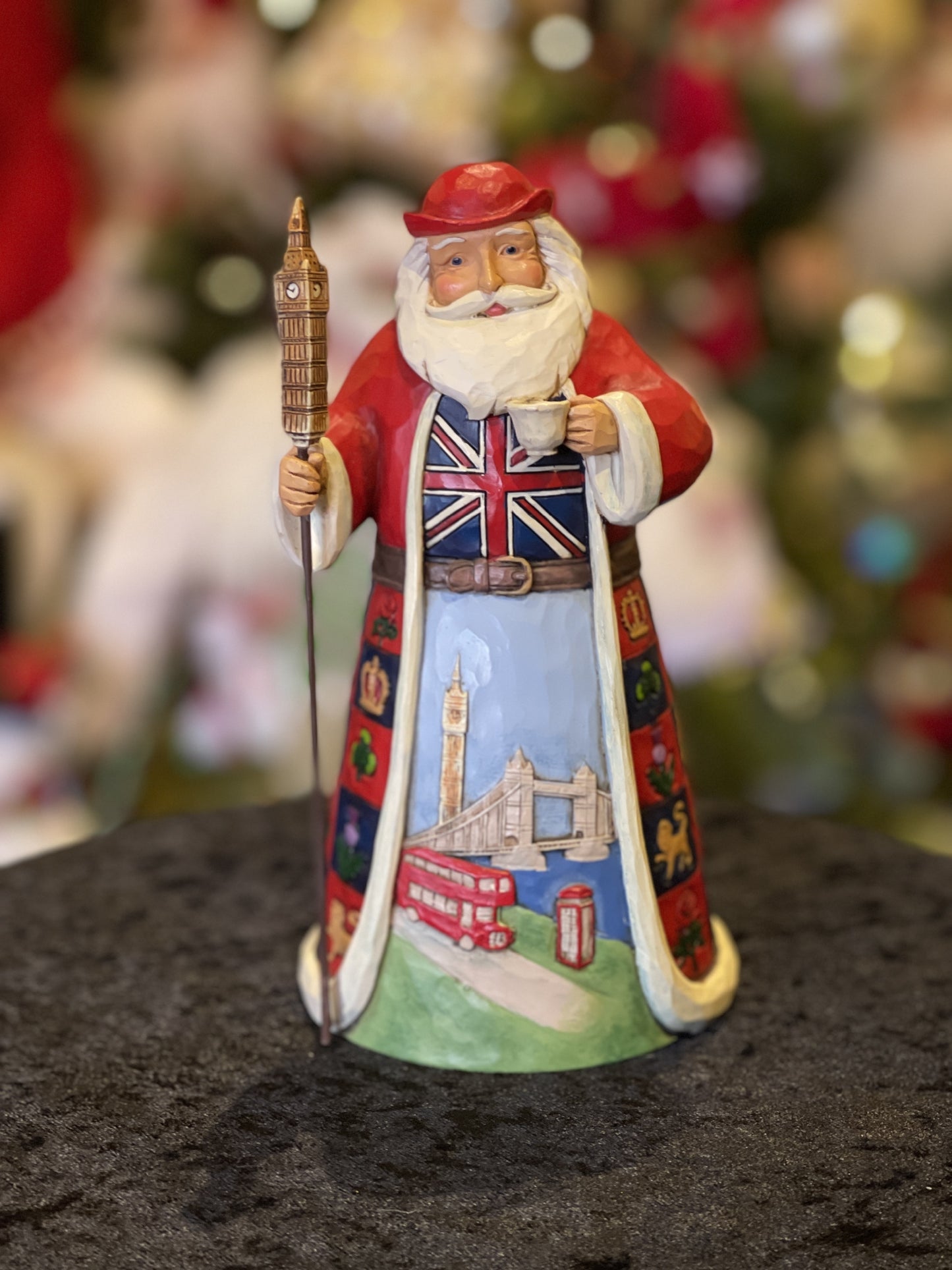 JIM SHORE BRITISH SANTA 6001452