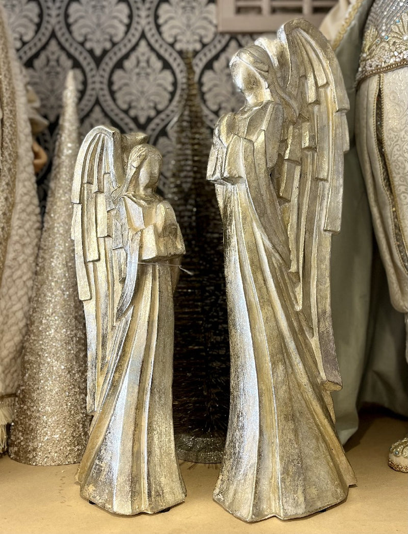 SET OF 2 CHAMPAGNE FACING ANGELS 3716130