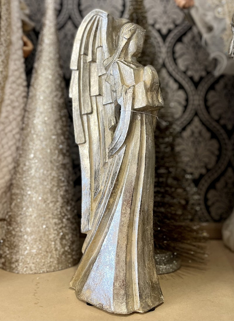 SET OF 2 CHAMPAGNE FACING ANGELS 3716130