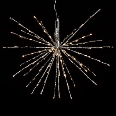 23 INCH LED LIGHTED SILVER STARBURST 3837029WH
