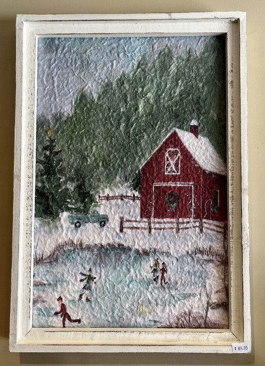 BARN SCENE PAPER WALL ART 4257297