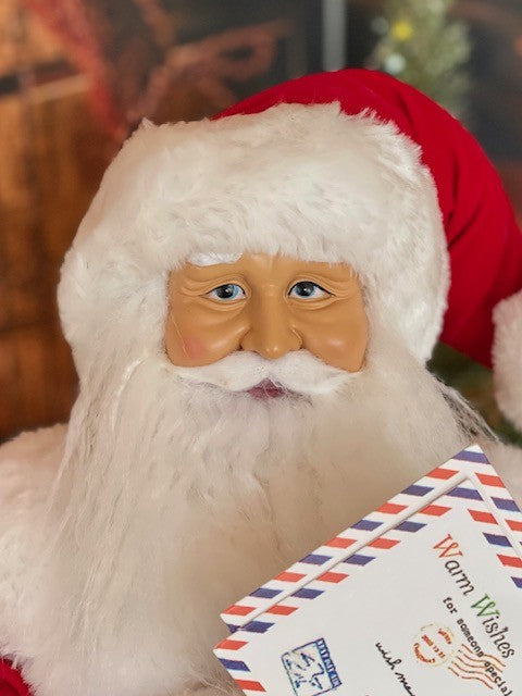SANTA WITH MAILBOX & BAG OF TOYS 25 INCH 4015538