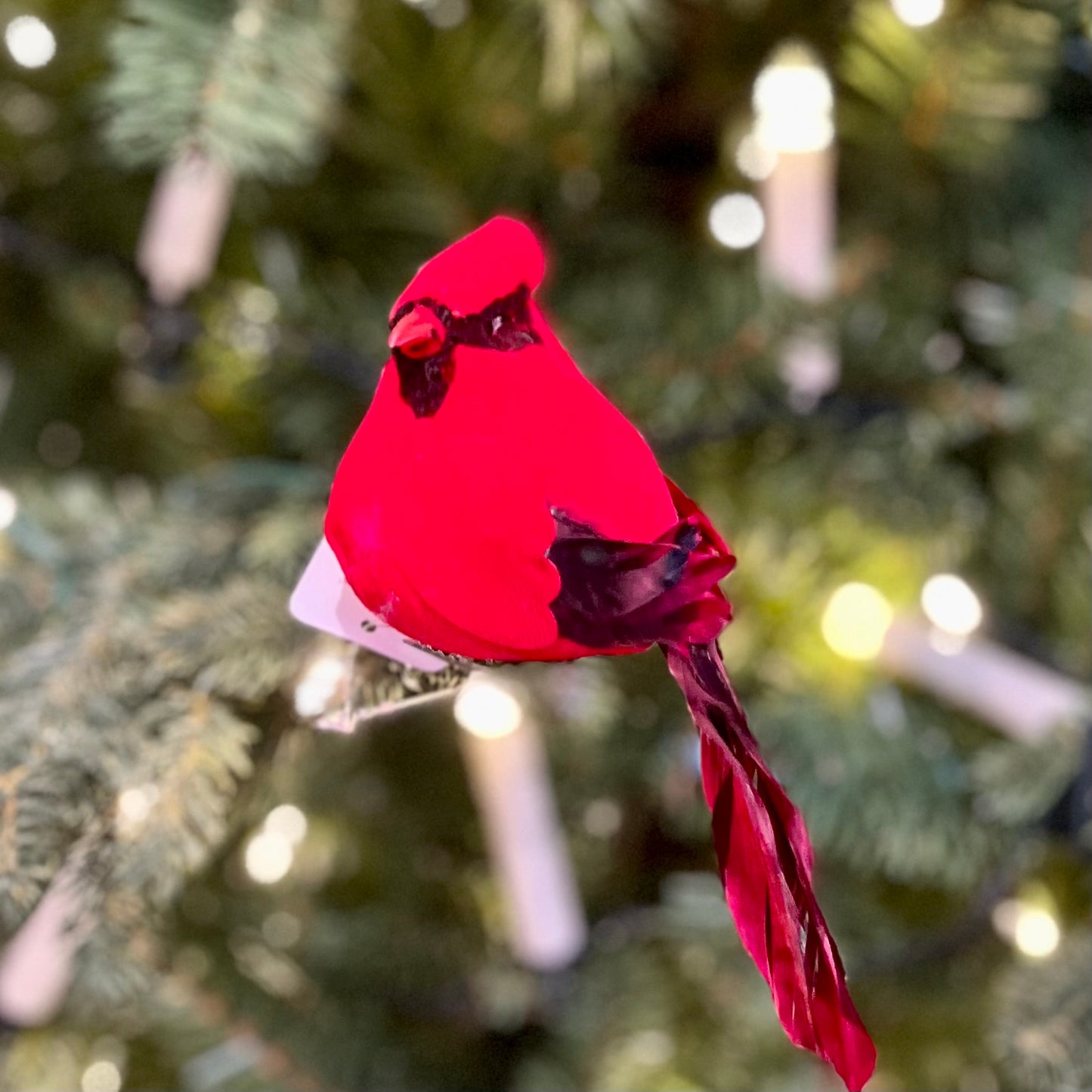RED CARDINAL CLIP ON ORNAMENTS 4053321