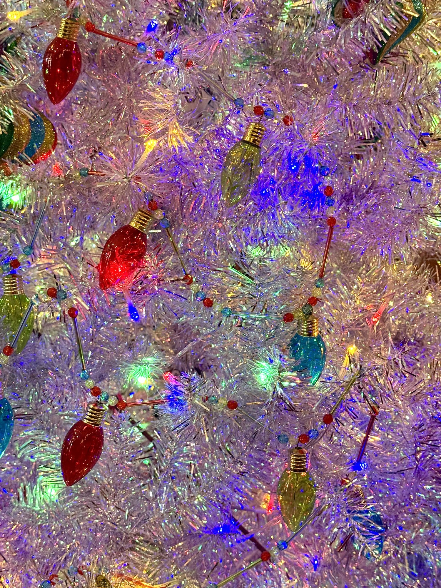 Vintage Glass Light-bulb Garland G4022872
