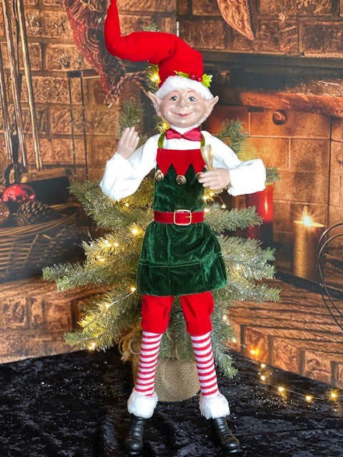 BOLLY THE ELF WITH CHAMPAGNE GLASS 4102436
