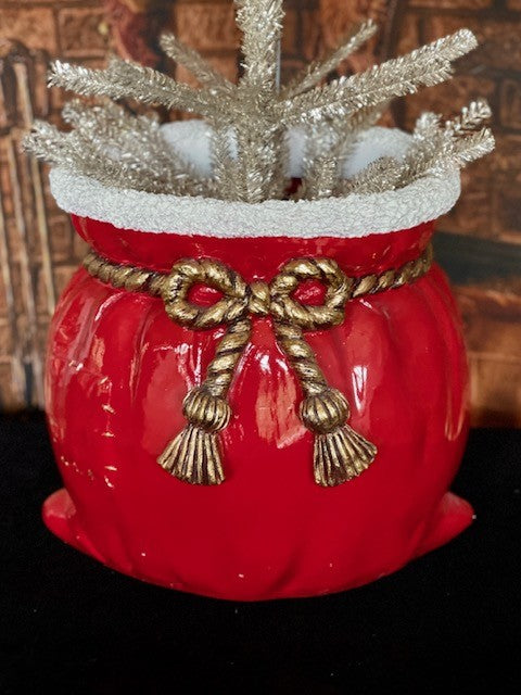 LARGE SANTA SACK TREE BASE CONTAINER 4110296