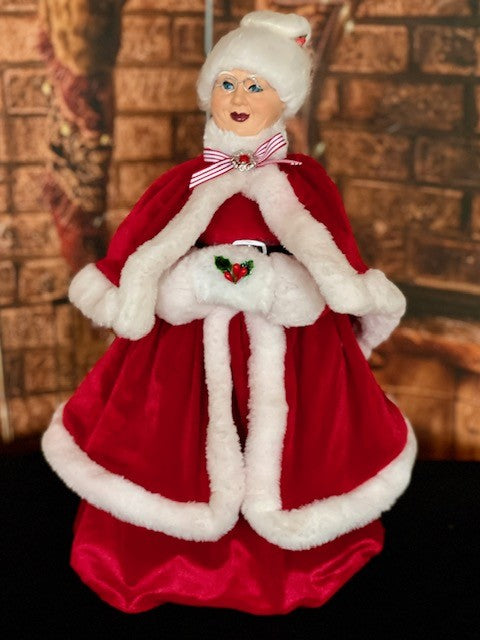 MRS CLAUS IN HOLIDAY COAT & FUR MUFF 4115506