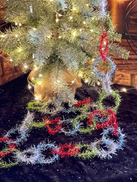 COUNTRY KITCHMAS - 6' TINSEL CHAIN GARLAND G4106688