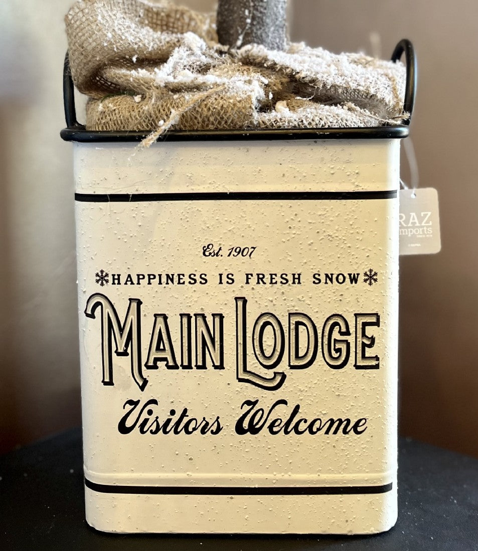 MAIN LODGE SMALL TIN BUCKET 4111245