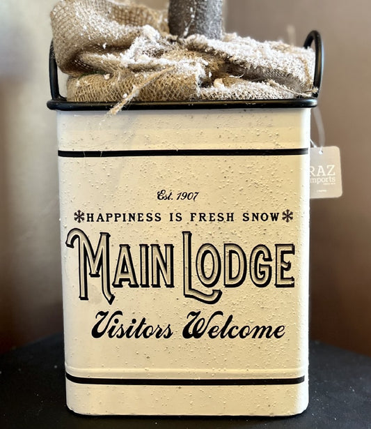 MAIN LODGE SMALL TIN BUCKET 4111245
