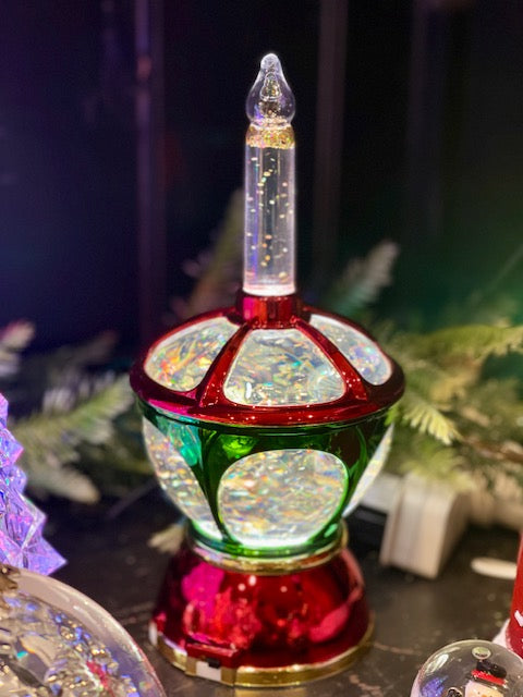 GLITTER LANTERN - BUBBLING GLITTER CANDLE 4519161 