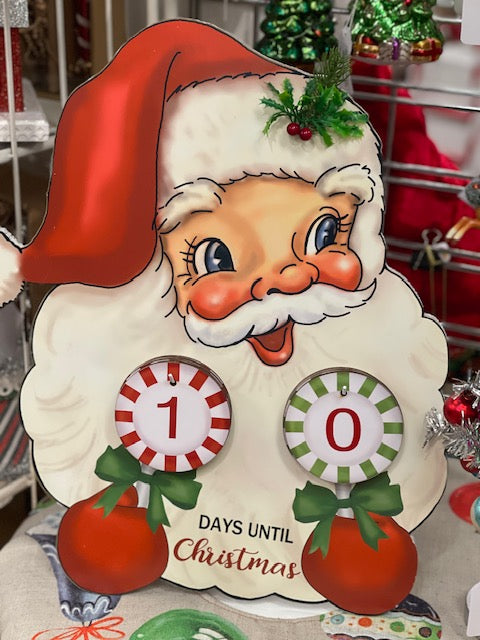 COUNTDOWN TO CHRISTMAS RETRO SANTA FACE 4519157