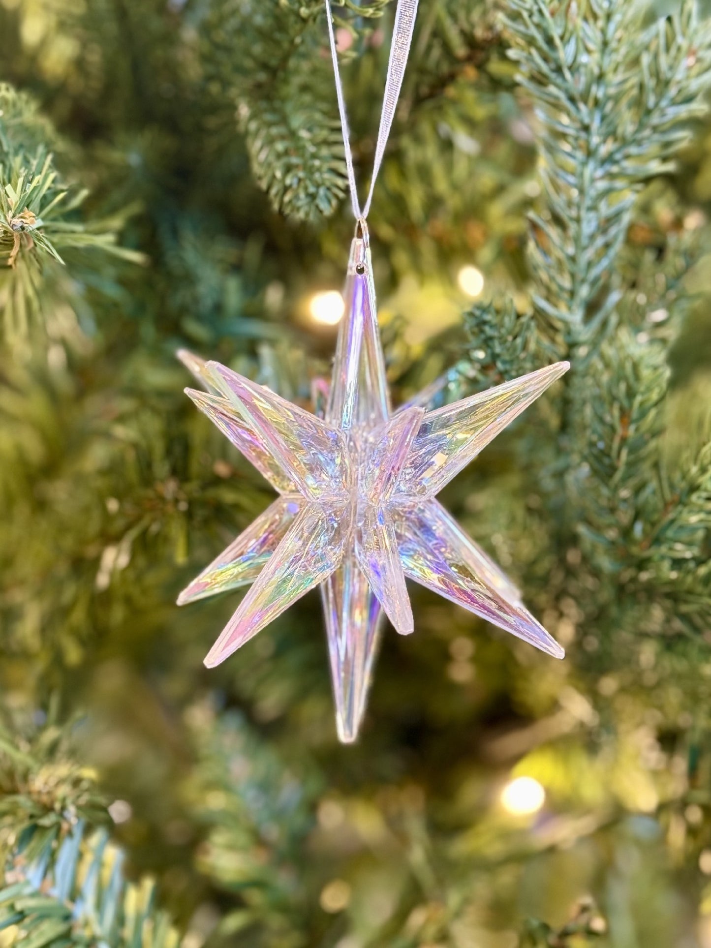 Iridescent Hanging Star Ornament 4519065