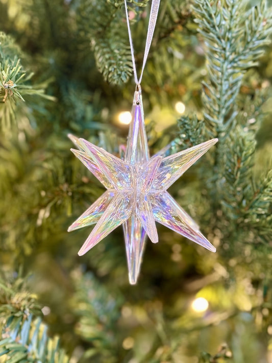 Iridescent Hanging Star Ornament 4519065