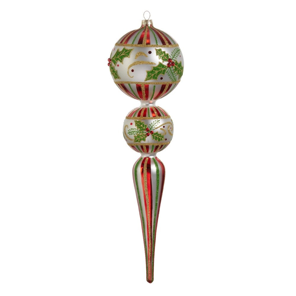 Holly Leaf Finial Ornament 4424545