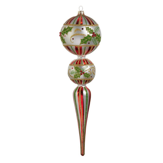 Holly Leaf Finial Ornament 4424545