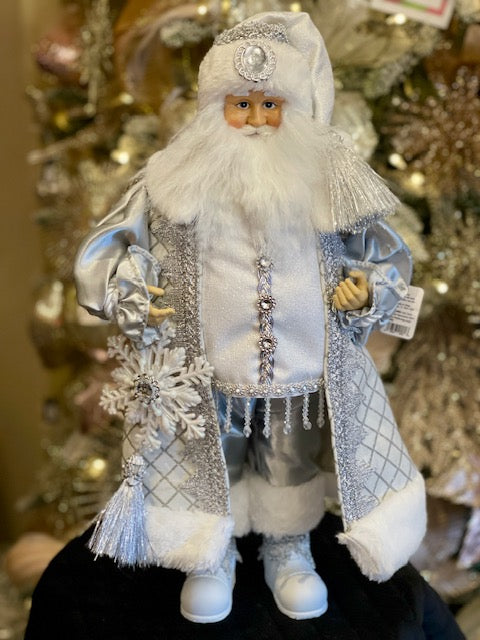 SILVER DREAM SANTA WITH SNOWFLAKE 4415587