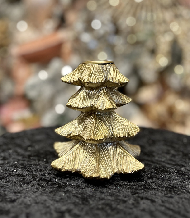 SMALL GOLD TREE CANDLE STICK 4327997