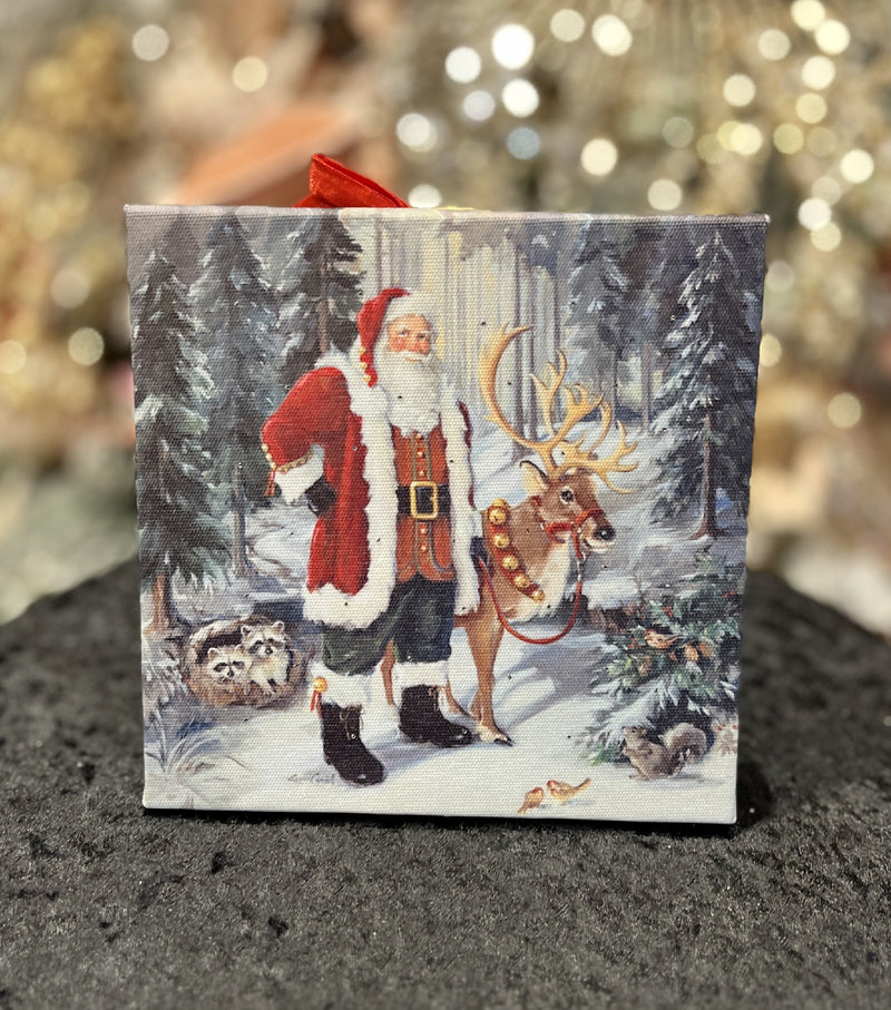 LED SANTA CANVAS FRAME 4339406