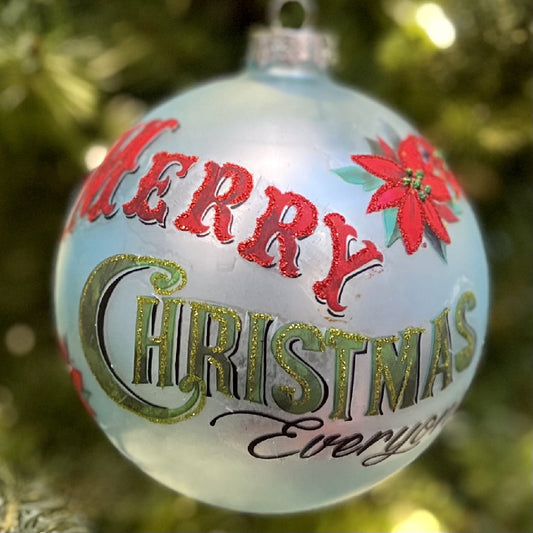 VINTAGE MERRY CHRISTMAS HANGING ORNAMENT 4324581