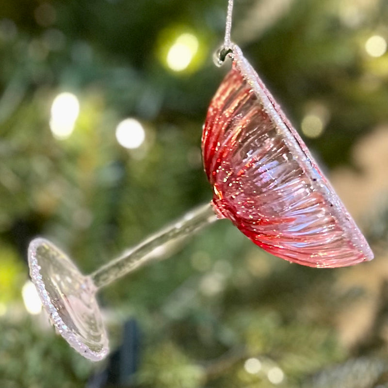 COCKTAIL GLASS HANGING ORNAMENT 4320929