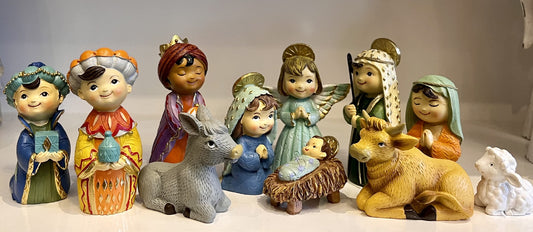 CHILDRENS 11 PIECE 4 INCH NATIVITY SET 4310275