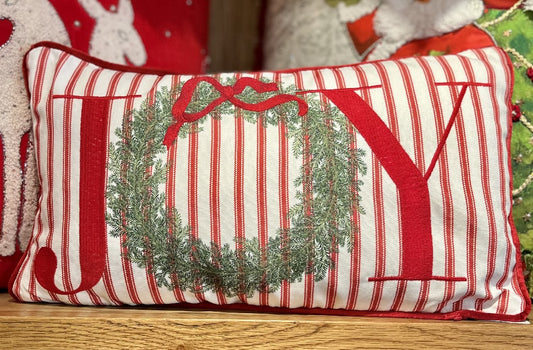 TICKING STRIPE JOY PILLOW 4215981