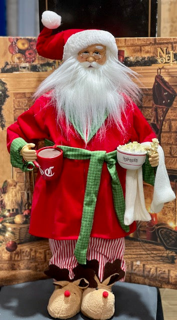 JINGLE & COCOA SANTA IN ROBE 24 INCH 4215516