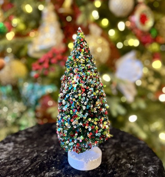 SEQUIN BOTTLE BRUSH TREE MEDIUM 4219102