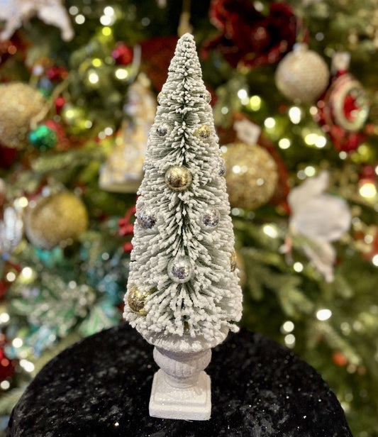 SNOWY BRISTLEBRUSH LARGE TREE IN URN 4215503