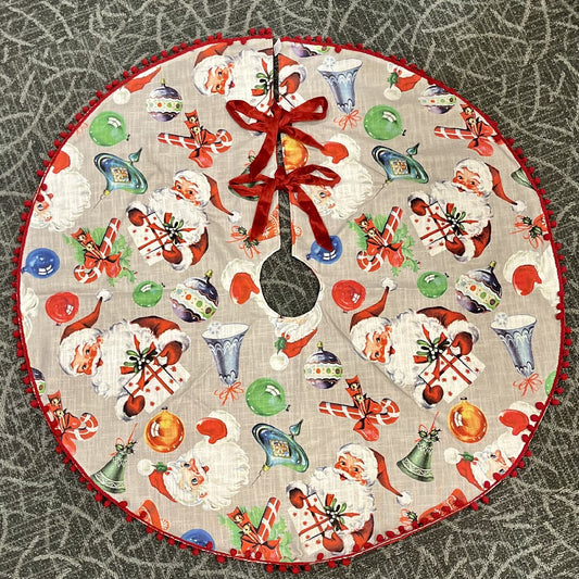 RETRO SANTA TREE SKIRT 4215991