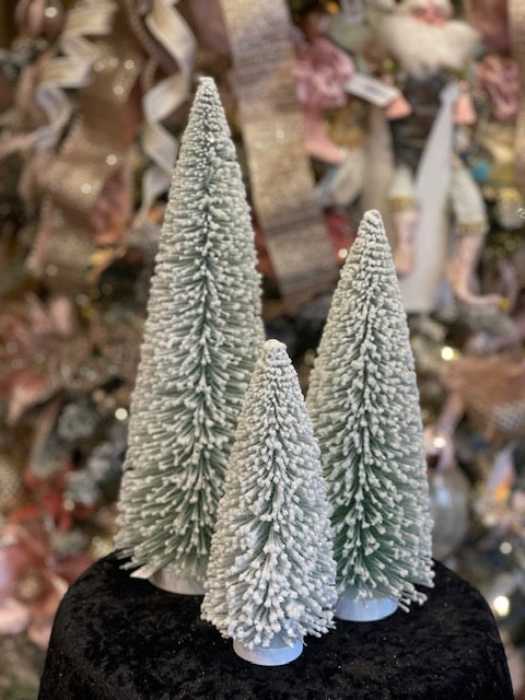 SNOWFLOCKED BRISTLE TREE LARGE 40CM 4215510