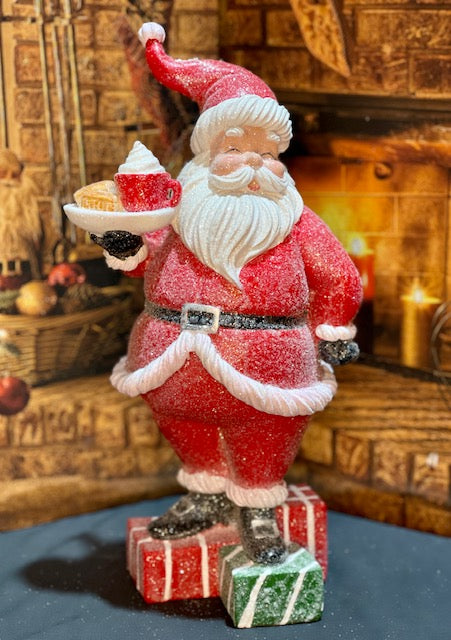 JINGLE & COCOA STANDING SANTA WITH COCOA 4211586