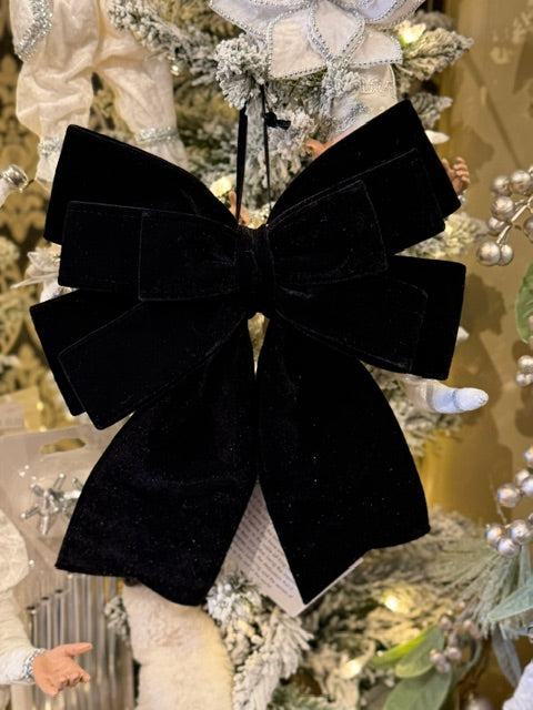 BLACK VELVET BOW 55CM 4604502
