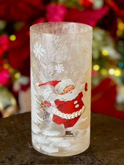 LARGE SANTA SKATING CONTAINER 4524788