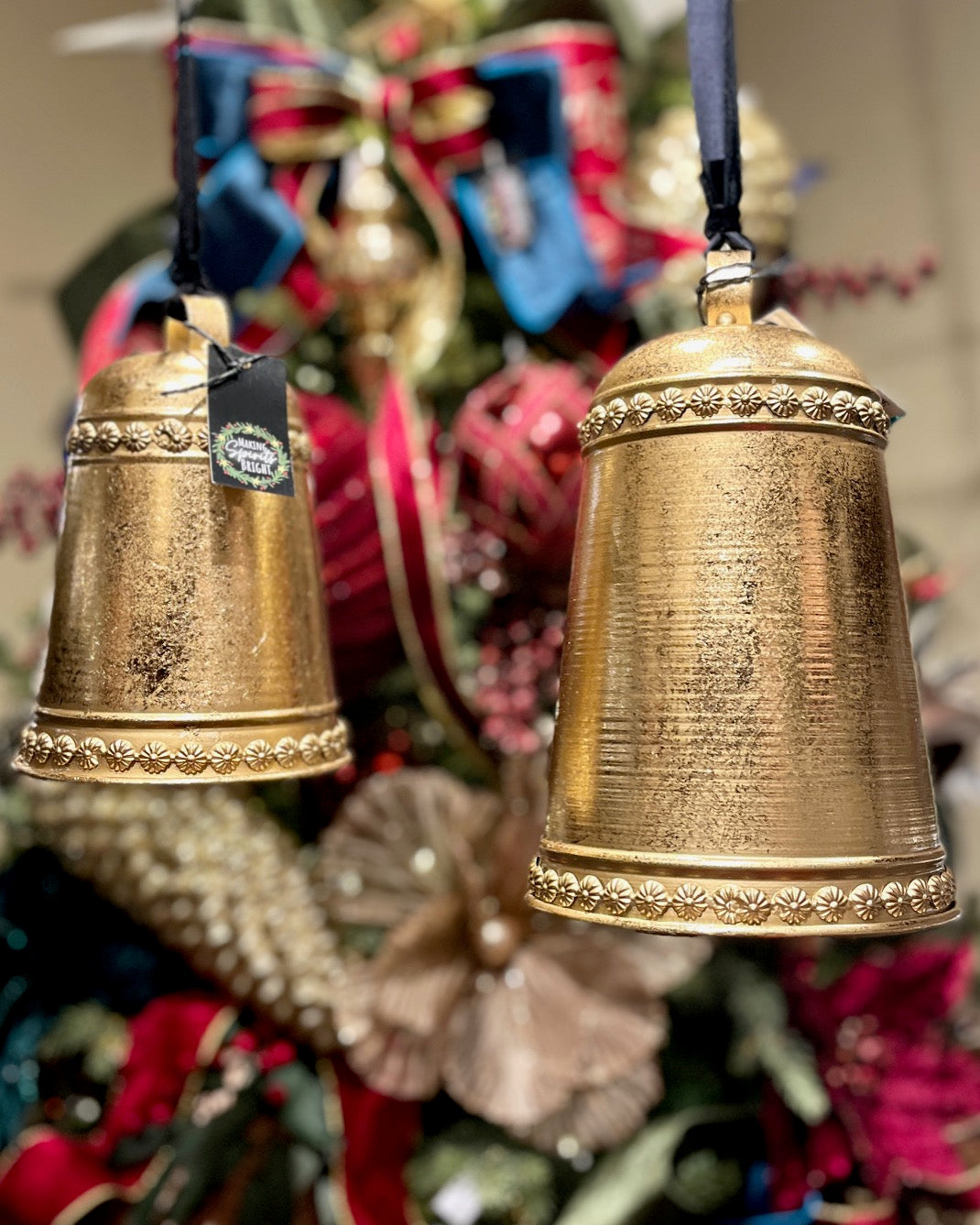 GOLD EMBELLISHED LONG BELL 9 INCH 4550801 