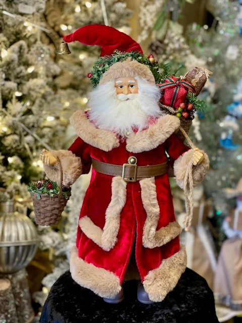 SANTA WOODLAND WITH FUR TRIM 4515537