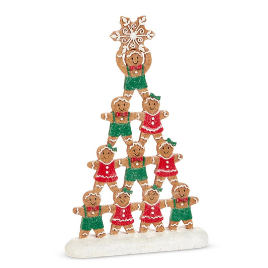 GINGERBREAD MEN TOWER STANDING 4511388