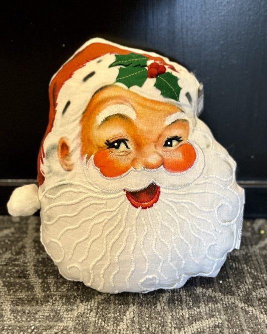 VINTAGE SANTA FACE PILLOW 4419355