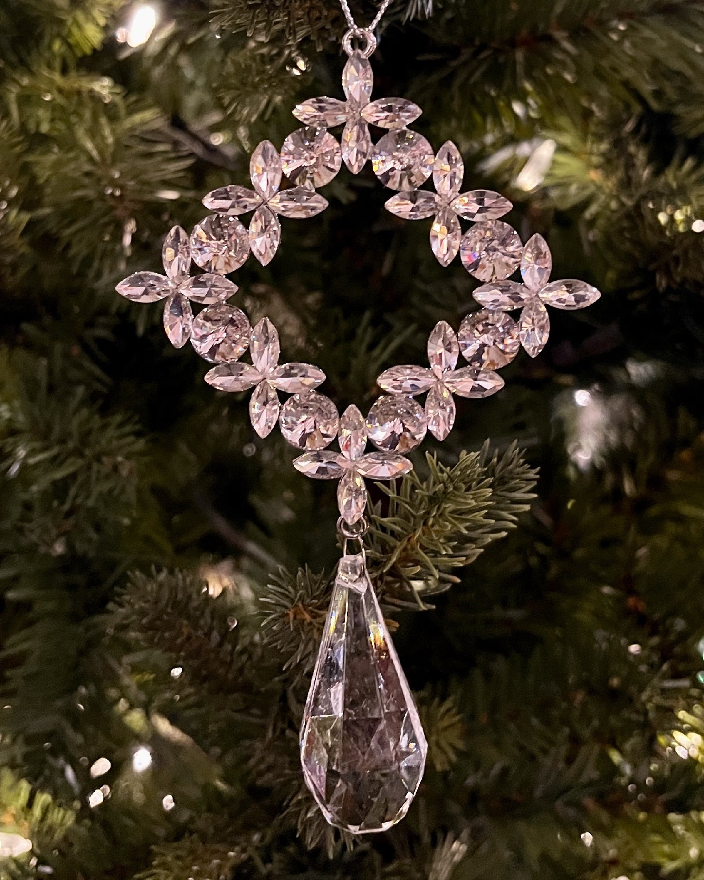 CRYSTAL DROP HANGING ORNAMENT 4416208
