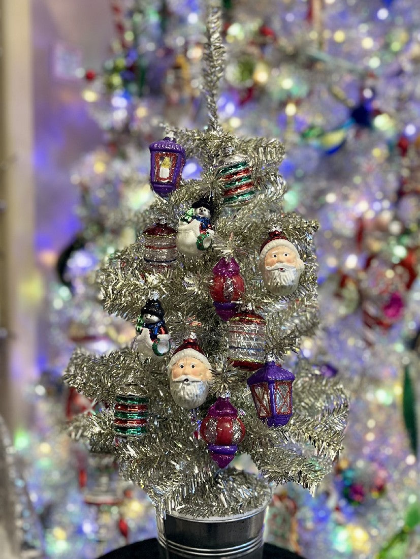 KURT ADLER EARLY YEARS MINI GLASS ORNAMENTS 12 PIECE