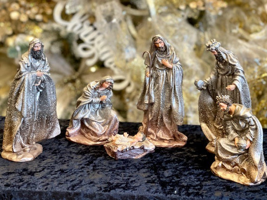 OMBRE NATIVITY 6 PIECE SET BY ROMAN 131805