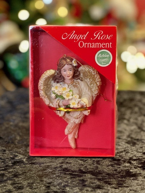 ANGEL ROSE HANGING ORNAMENT