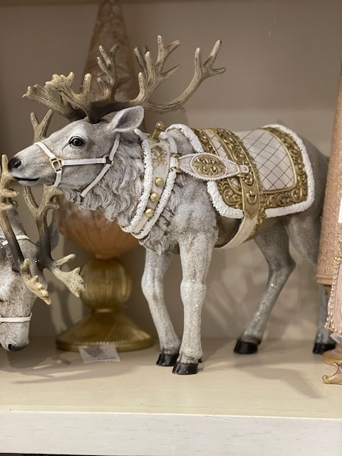 JOSEPH'S STUDIO WINTER WHITE REINDEER PAIR 