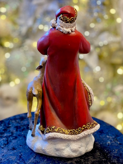 JOSEPH'S STUDIO SANTA WITH CARIDNAL & DEER 633492