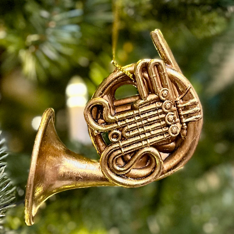 FRENCH HORN HANGING ORNAMENT 4310184